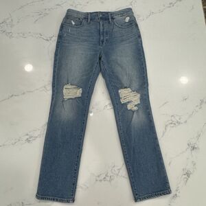 Madewell The Perfect Vintage Jeans‎ Women's 28x28 Distressed Straight High Rise